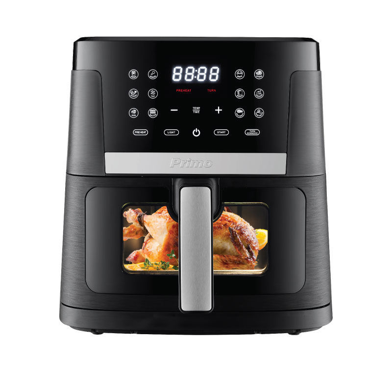 Primo PRAF-40423 Φριτέζα Αέρος με Αποσπώμενο Κάδο XL 8lt 1800W Μαύρη/Inox (400423) 